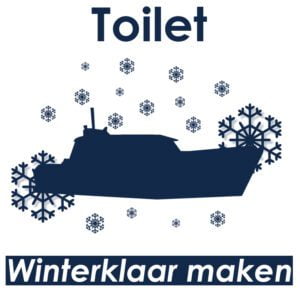 Toilet winterklaar maken