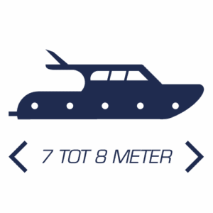 Passantenplaats voor boot van 07.00 tot 08.00m (per nacht)