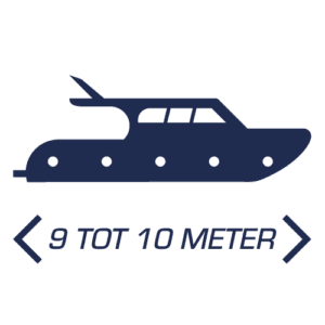 Passantenplaats voor boot van 09.00 tot 10.00m (per nacht)
