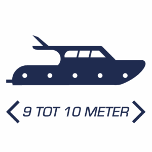 Passantenplaats voor boot van 09.00 tot 10.00m (per nacht)