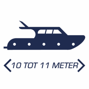 Passantenplaats voor boot van 10.00 tot 11.00m (per nacht)