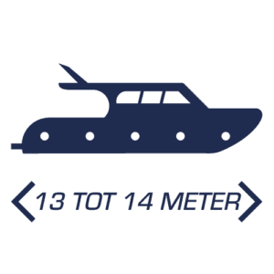 Passantenplaats voor boot van 13.00 tot 14.00m (per nacht)