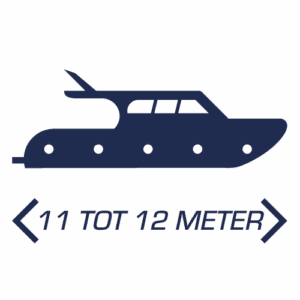Passantenplaats voor boot van 11.00 tot 12.00m (per nacht)