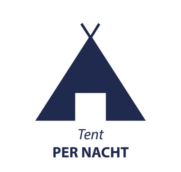 Passantenplaats tent (per nacht)