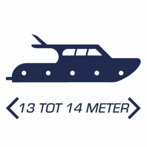 Passantenplaats voor boot van 13.00 tot 14.00m (per nacht)